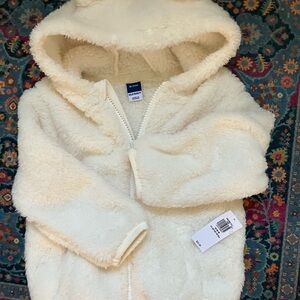 Cozy Cream Fleece Baby Jacket